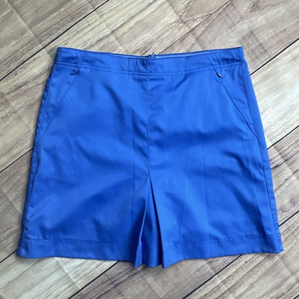 Bolle' Women's Size Large Fully Lined Tennis Skirt Blue Back‎ Zip